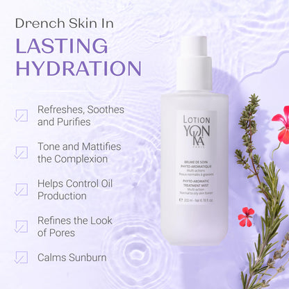 Yon-Ka Lotion PNG Toner | Refreshing Daily Face Mist with Botanical Essential Oils, Aloe Vera & Rosemary | Hydrates, Soothes & Mattifies | Alcohol-Free Toner for Normal to Oily Skin