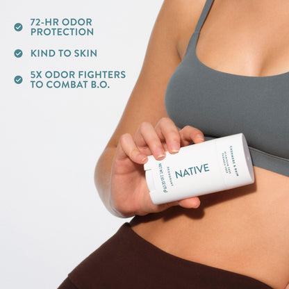 Native Deodorant Contains Naturally Derived Ingredients, 72 Hour Odor Control, Deodorant for Women and Men, Aluminum Free, Cashmere & Rain 2.65oz