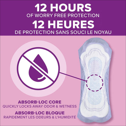 Poise Maximum Absorbency Pads with Leak-Block Sides, 14 Count