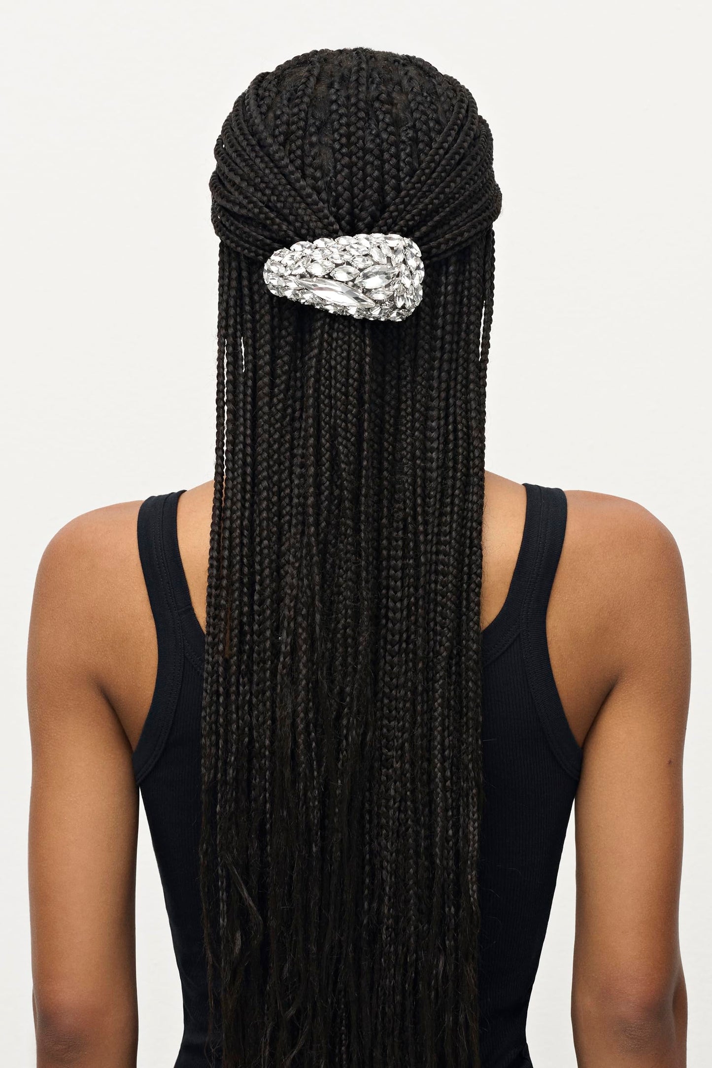 AREA Crystal Cluster Triangle Hairclip