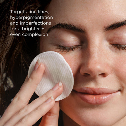 COLLEEN ROTHSCHILD Glycolic Acid Peel Pads with Blue Agave | Gentle Spa-Strength Treatment | Resurface, Brighten, Smooth & Exfoliate Skin | 60 Pads (4.2 fl oz)