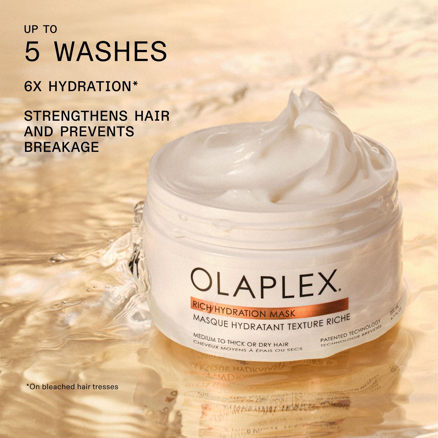 Olaplex Rich Hydration Mask: Cuticle Sealing Mask | Hydrate & Control Frizz | For Dry or Medium to Coarse Hair, 200 ml / 6.7 Fl Oz