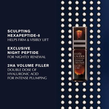 Estée Lauder Advanced Night Repair Eye Lift + Sculpt | Eye Cream with 2HA Volume Filler & Hexapeptide-8, 0.5 Fl Oz