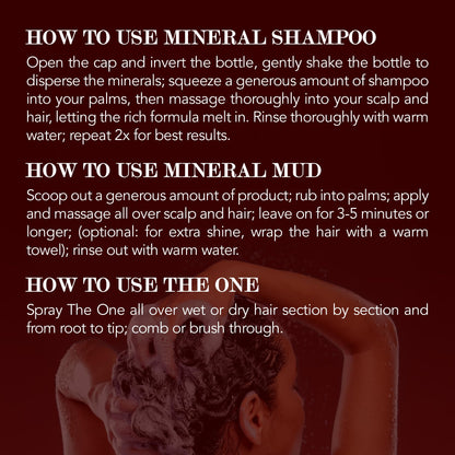 Mineral Hair Care Kits – Shampoo, Mud & Treatments for All Hair Types