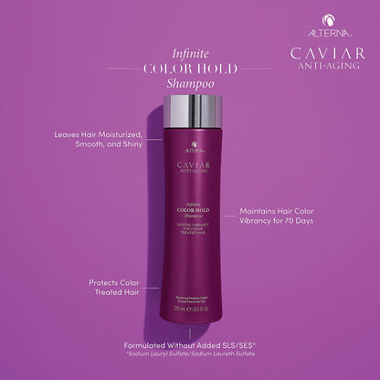 CAVIAR Anti-Aging Infinite Color Hold Shampoo | For Color Treated Hair | Minimizes Color Fade | Sulfate Free