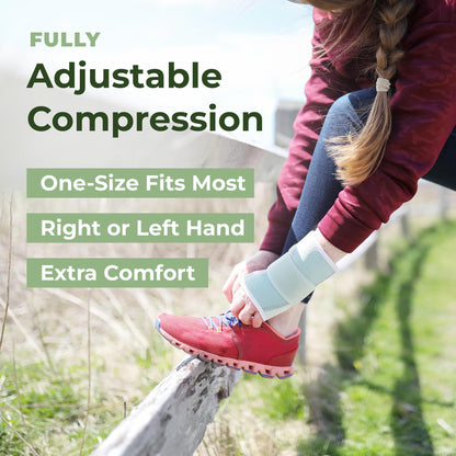 Wrist Splint- Sustainable, Biobased Wrist Support Brace- One Size, Fits Left or Right Wrist