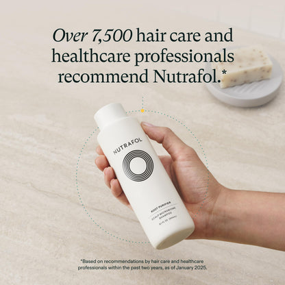 Nutrafol Shampoo, Cleanse and Hydrate Hair and Scalp, Improves Hair Volume, Strength and Texture, Physician-formulated for Thinning Hair, Color Safe, Sulfate Free