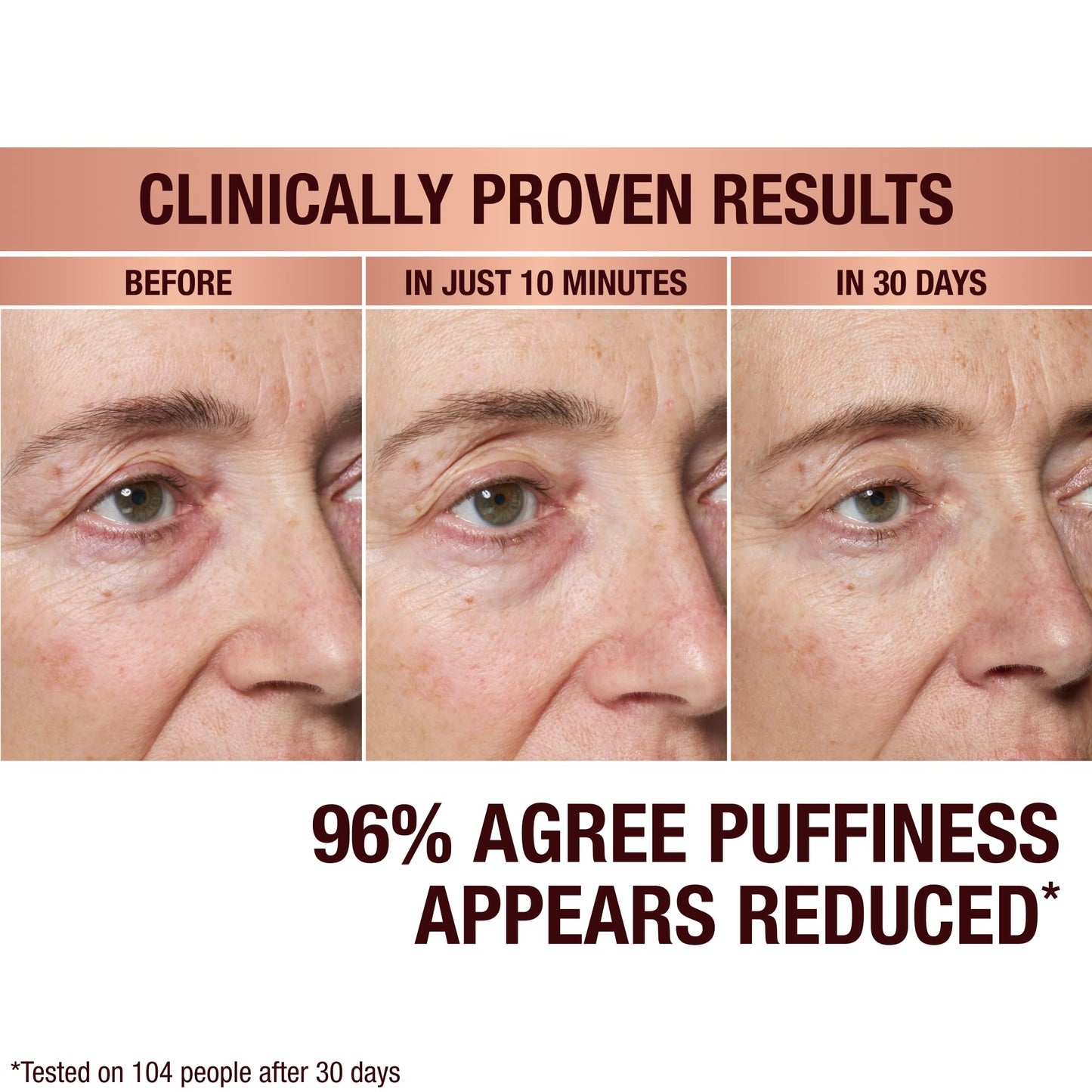 Charlotte Tilbury Hollywood Skin Secrets Under Eye Patches - Radiance-Boosting Lift Effect Eye Patches for Puffy Eyes & Dark Circles - Infused with Non-Slip & Non-Drip Cooling Hydrogel Cushion