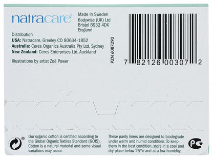 Natracare, Panty Liners Tanga NATL, 30 Count