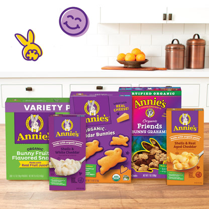 Annie's Homegrown Shells & Real Aged Cheddar Macaroni & Cheese Box, 6 oz