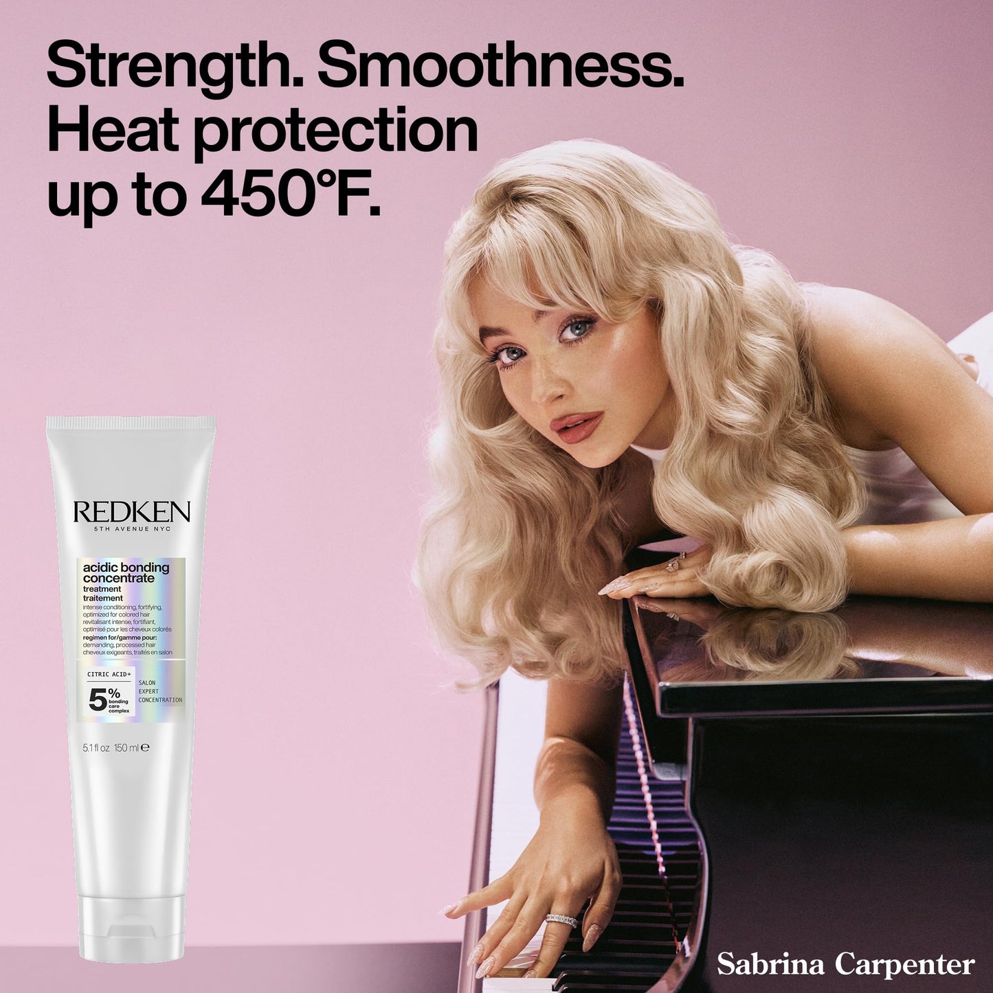 Redken Acidic Bonding Concentrate Leave In Conditioner - For Weak & Damaged Hair, Bond Building & Strengthening Hair Repair Treatment, Smooths & Provides Heat Protection