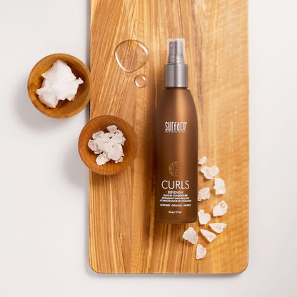 SURFACE Hair Curls Replenish Leave In Conditioner - Sulfate Free and Paraben Free Natural Hair Moisture 6oz