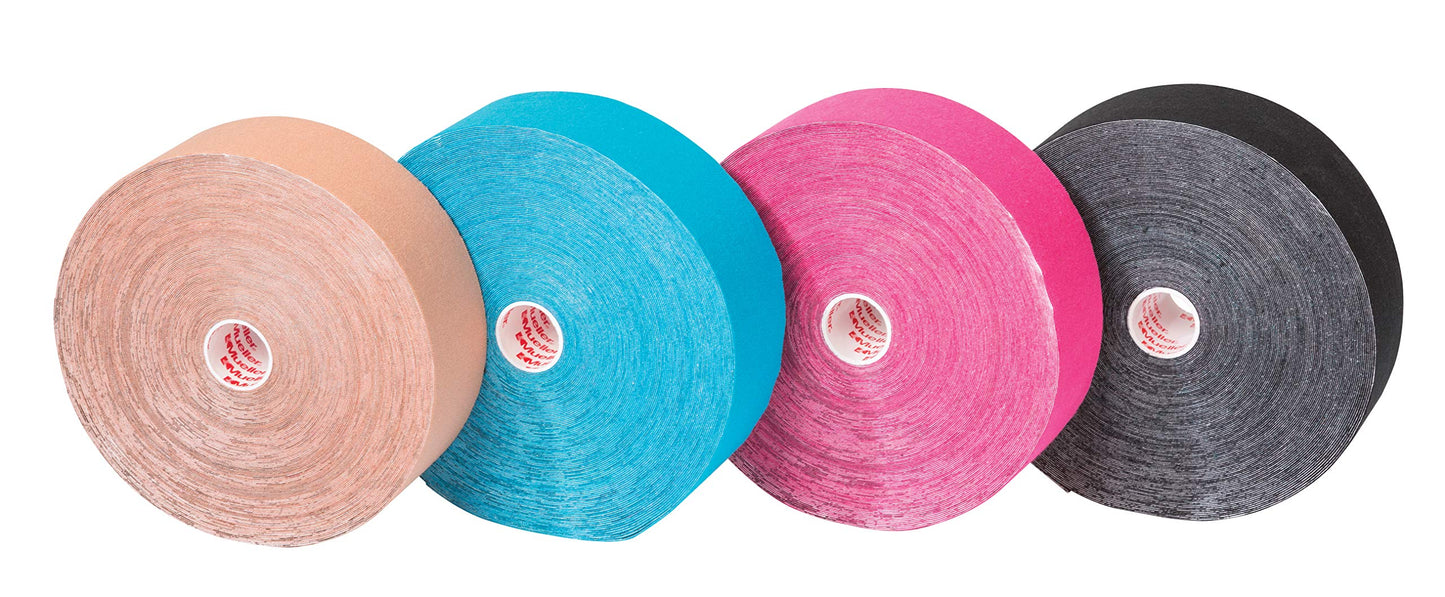 Mueller Sports Medicine Kinesiology Tape, Quality Therapeutic Athletic Tape, Continuous Roll, Latex Free, 2" x 98.4 Feet