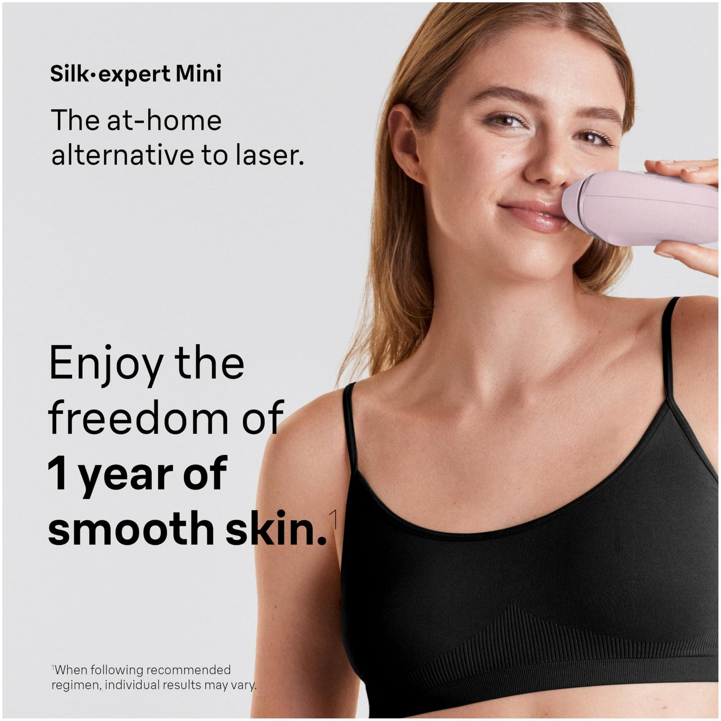 Braun IPL Mini, Silk·Expert Mini, IPL Hair Removal for Women and Men, Permanent Laser Hair Reduction At-Home, IPL1111