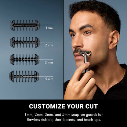 BaByliss MTL Series Electric Razor Including 4 Comb attachments, Storage Bag, Charging Stand and Cable
