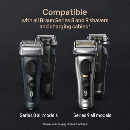 Braun Series 9 PRO+ Electric Razor for Men, 5 Pro Shaving Elements and Shave-Preparing ProComfort Head for Closeness & Skin Comfort, 6in1 SmartCare Center, Wet or Dry Shaver, Charging Stand, 9597cc