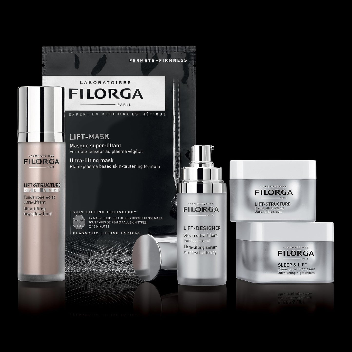 Filorga Lift-Structure Ultra Lifting Anti Aging Face Cream, Face Moisturizer with Hyaluronic Acid and Collagen to Lift and Tone Skin, 1.69 fl. oz.
