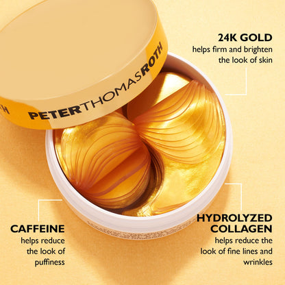 Peter Thomas Roth | 24K Gold Pure Luxury Lift & Firm Hydra-Gel Eye Patches | Anti-Aging Under-Eye Patches, Help Lift and Firm the Look of the Eye Area