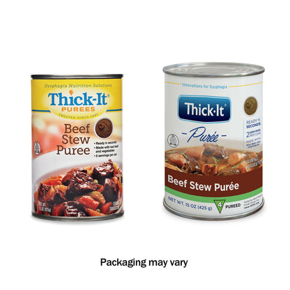 Thick-It Pureed Protein Variety Pack for Dysphagia (IDDSI), Digestible Swallowing Aid, Made with Real Ingredients, Simple-to-Use, 14 & 15 oz Cans (12 Pack)
