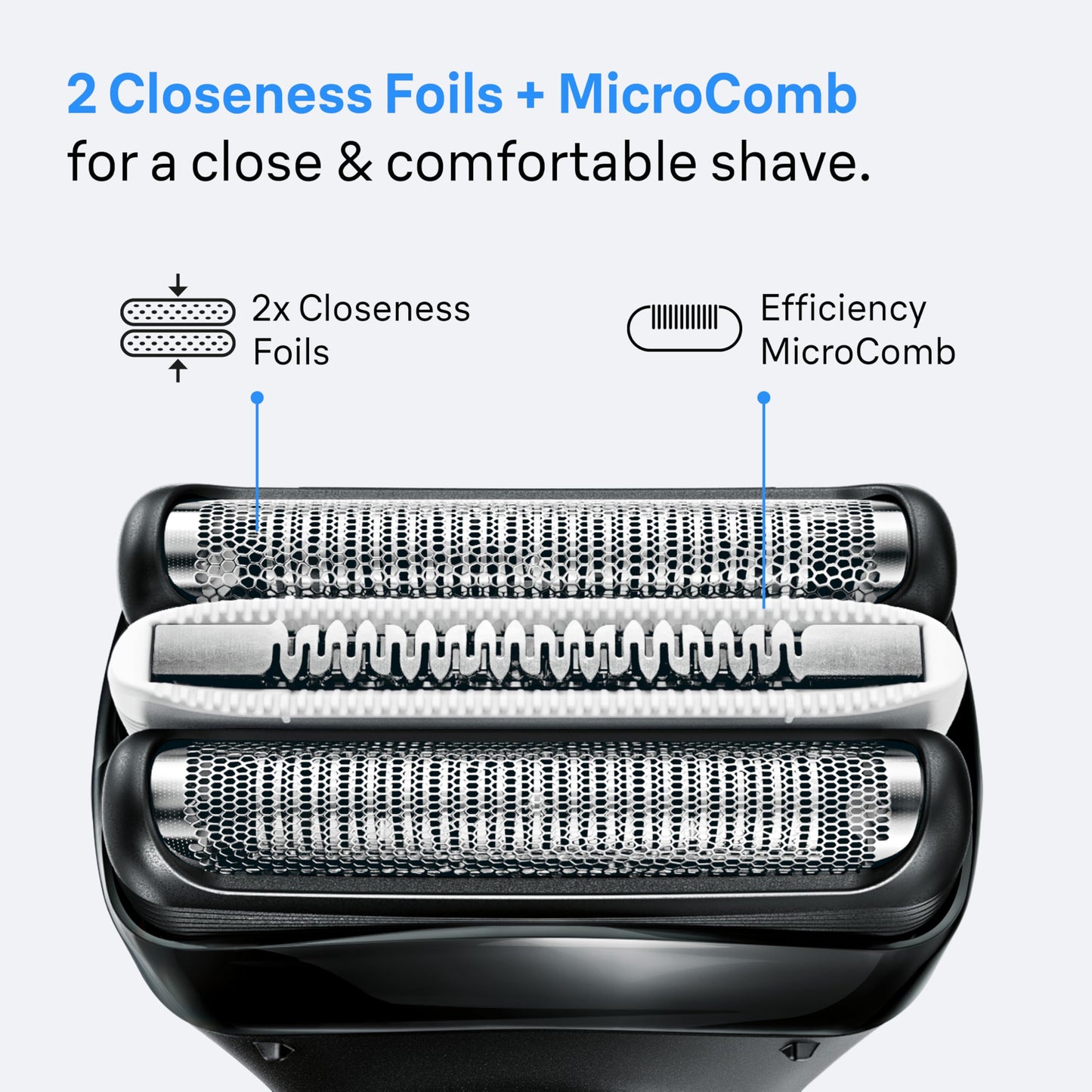 Braun Series 3 Pro Skin Electric Shaver Replacement Head - 32B - Compatible with Electric Razors 3000s, 3010s, 3040s, 3050cc, 3070cc, 3080s, 3090cc