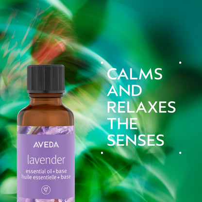 Aveda Lavender Essential Oil + Base | Calming Aroma | For Body & Bath, 1 Fl Oz