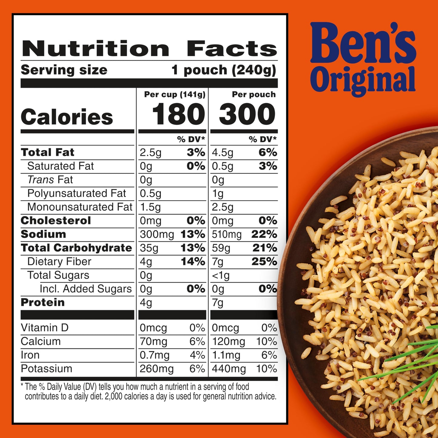 BEN'S ORIGINAL Ready Rice Whole Grain Medley Quinoa and Brown Flavored Rice, Easy Dinner Side, 8.5 oz Pouch (Pack of 12)