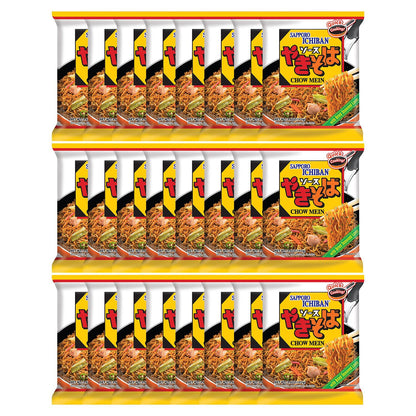 Yakisoba, No.1 Tasting Instant Japanese Fried Noodles, Delicious Chow Mein (3.6 Oz. x 24 packs) | 24 Pack Case
