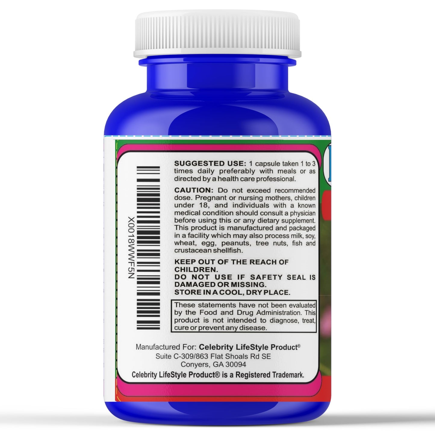 Celebrity LifeStyle Product Her Essense Probiotics for Women – Vaginal ph Balance, Digestive & Urinary Tract Balance – Daily Feminine Care Gut Health for Women Probiotic Supplement – 60 Capsules