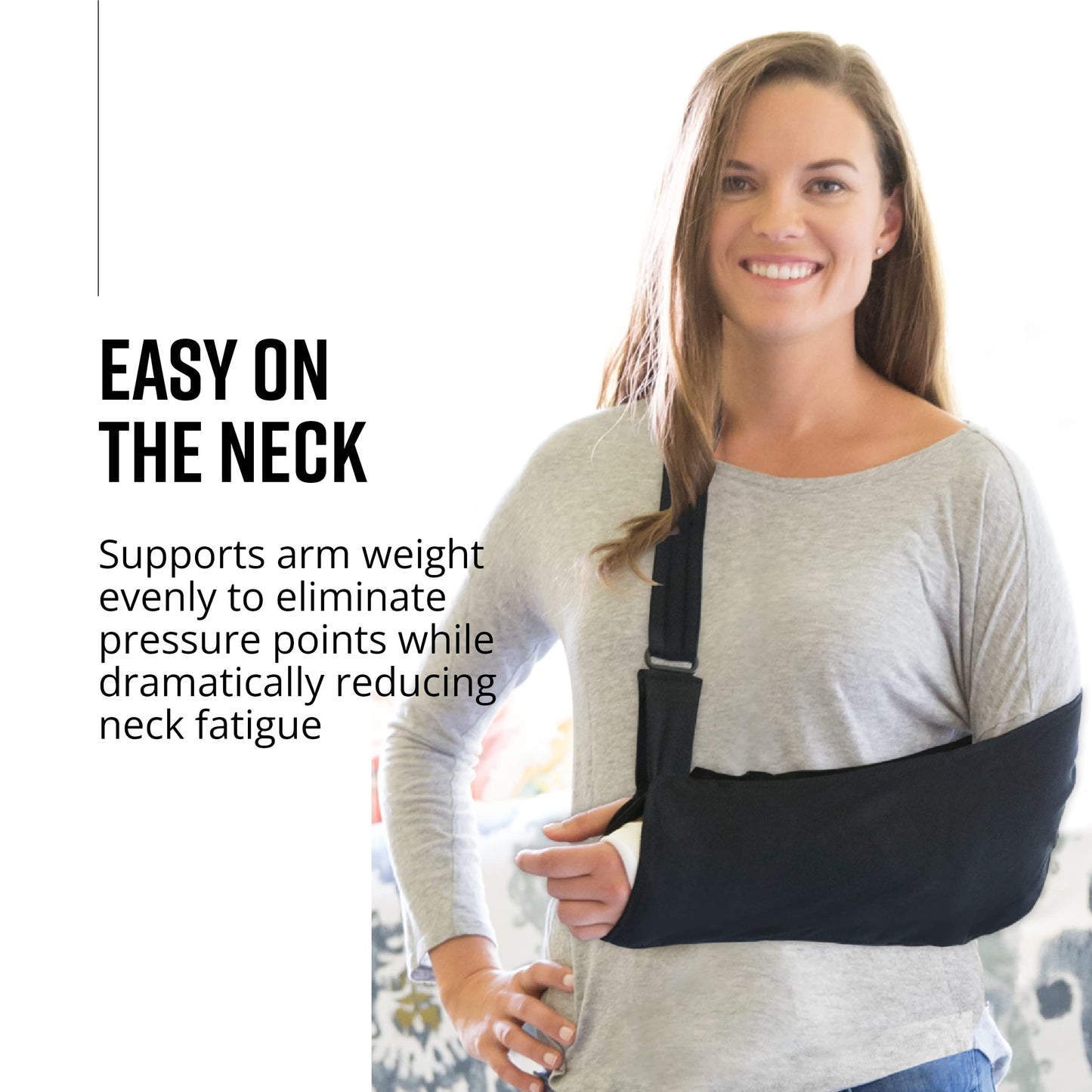 Brownmed - Joslin Sling Ultimate Arm Sling - Arm Sling for Men & Women to Support Shoulder, Elbow, or Wrist Injury - Arm Immobilizer, Shoulder Stabilizer & Rotator Cuff Support - Pro 3 XL