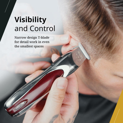 Wahl Professional 5 Star Align Trimmer, Narrow T-Blade, High-Speed Rotary Motor, Cordless 180-Minute Run Time