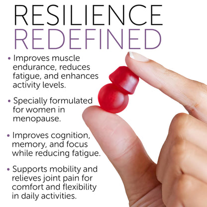 Menopause Supplements for Women | Menopause Gummy Vitamins | Relief for Hot Flashes, Night Sweats & Mood Swings | Helps Sleep Disruptions & Brain Function | 60 Vegan Gummies