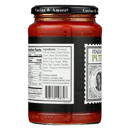 Cucinaamor C Amore Puttanesca Sce 1.05 Pound (Pack of 6)