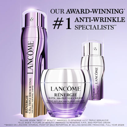 Lancôme Rénergie C.R.x. Triple Serum Retinol - Anti-Aging Serum With Pure Retinol, Pure Vitamin C, X-Peptide - Target Wrinkles and Pores - All Skin Types, including Sensitive