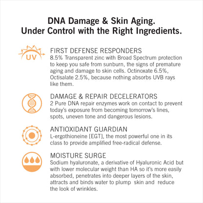 NEOVA SmartSkincare Facial Sunscreen Everyday Facial Fluid 2.5 fl. Oz. | Broad Spectrum SPF 44 Hybrid Sun Defense | Oil Free & Non Comdogenic