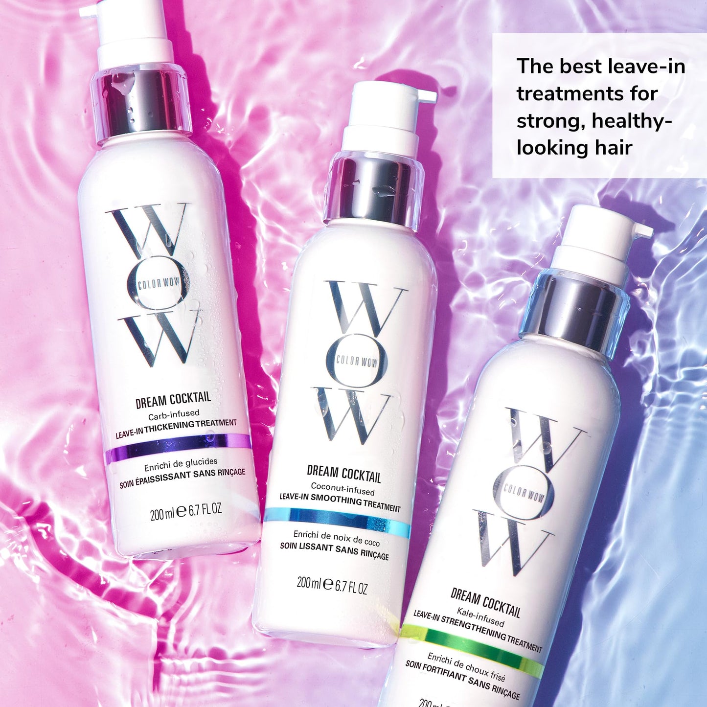 COLOR WOW Dream Cocktail Coconut Infused Leave-in Treatment – Silky, Supple, Frizz-Free Hair | Blow Dry Boost + Heat Protectant