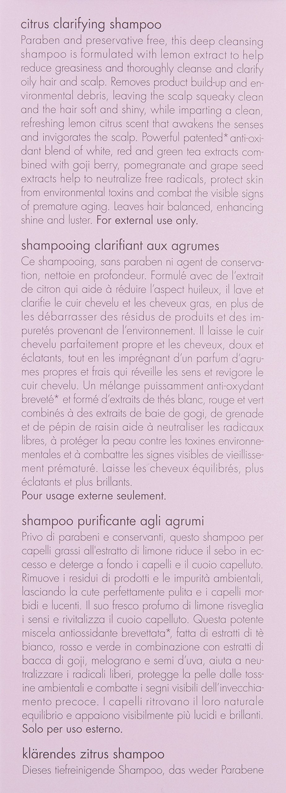 June Jacobs Citrus Clarifying Shampoo, 6.7 Fl Oz