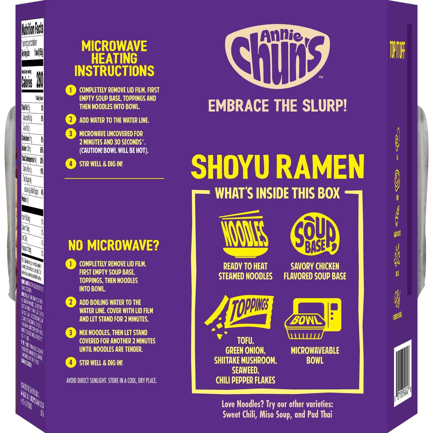 Annie Chun's Shoyu Ramen Bowl, 5.49 oz (Pack of 6)