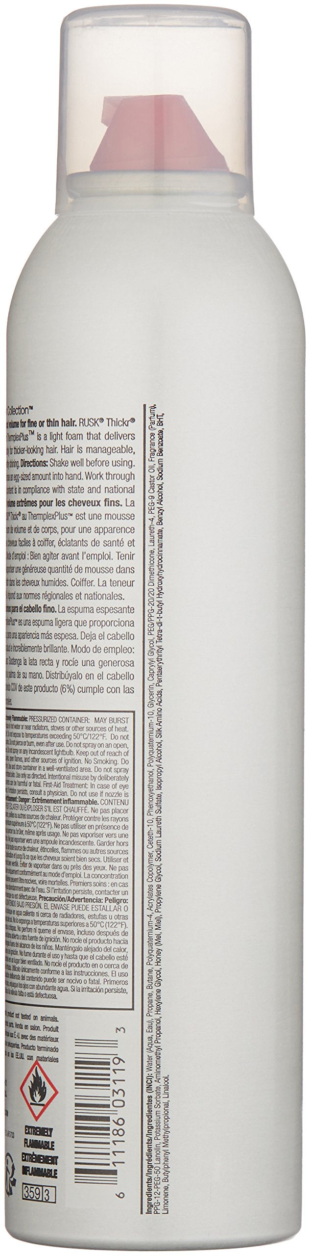 RUSK Thickr Thickening Mousse Foam 8.8 Fl Oz
