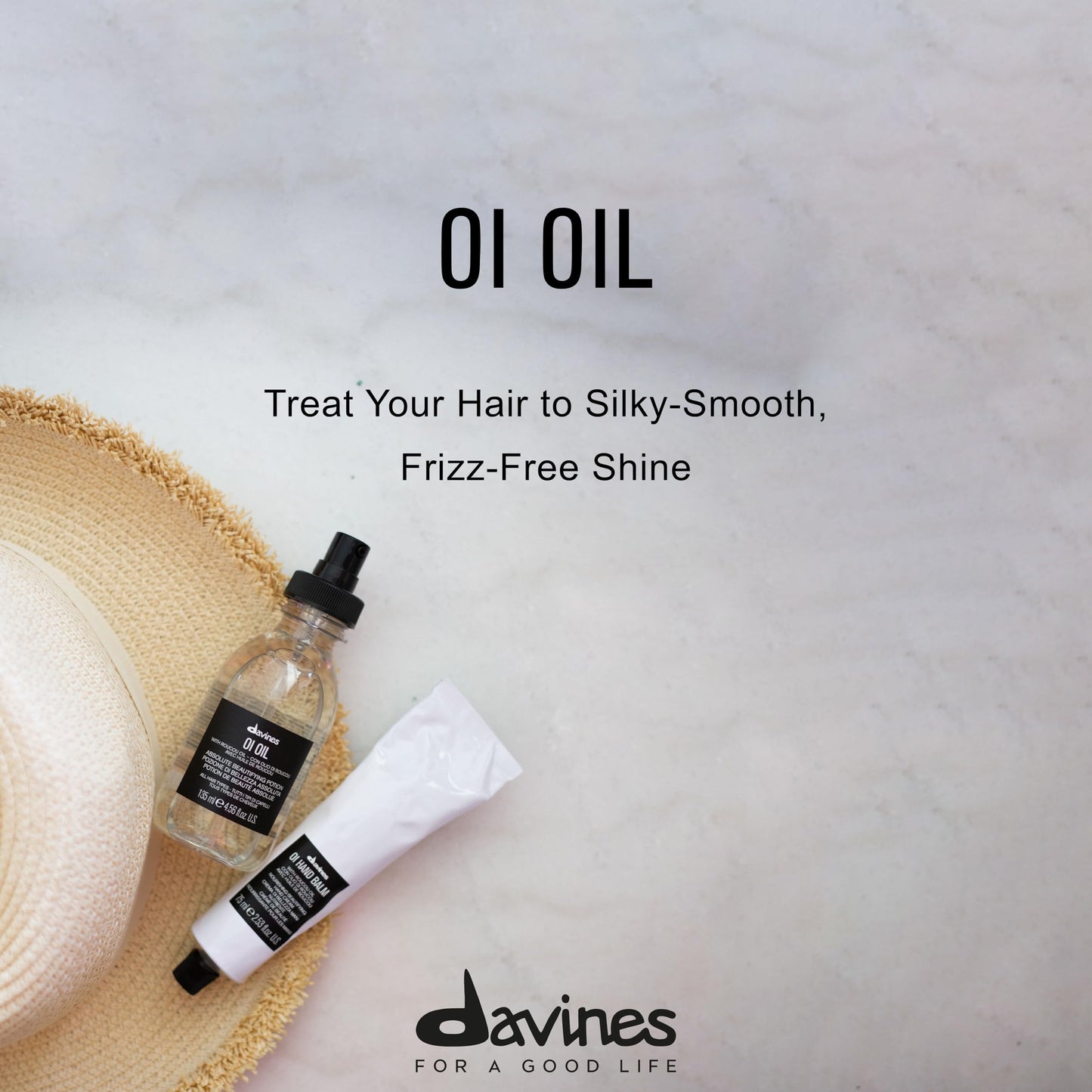 Davines OI Oil | Weightless Hair Oil Perfect for Dry Hair, Coarse & Curly Hair Types | Conrol Frizz | Soft, Shiny Hair