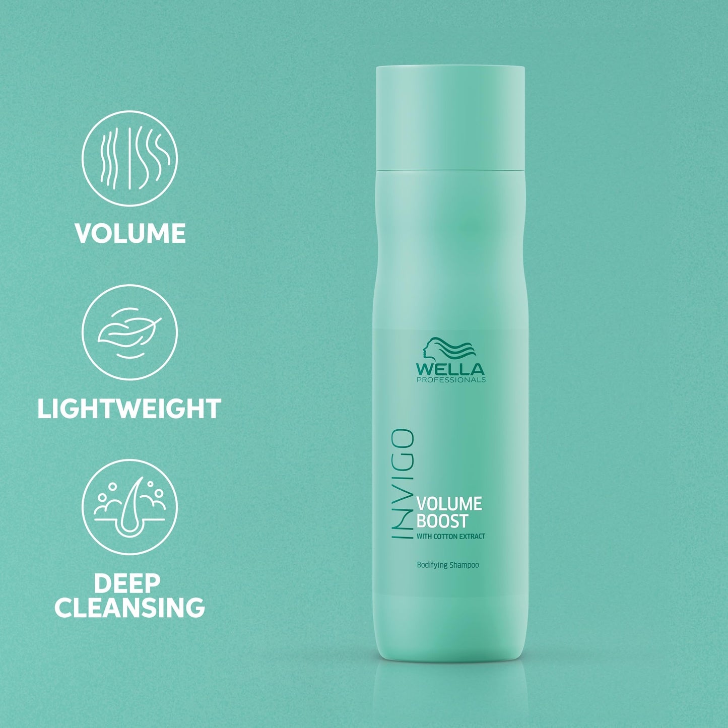 Wella Professionals Invigo Volume Boost Shampoo For Added With Bodyfying Spring Blend
