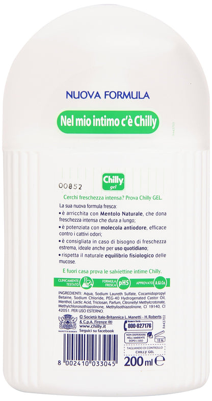 Chilly:"Formula Fresca" ("Fresh Formula") Gel Intimate Cleanser 6.76 Fluid Ounce (200ml) Package (Pack of 2)