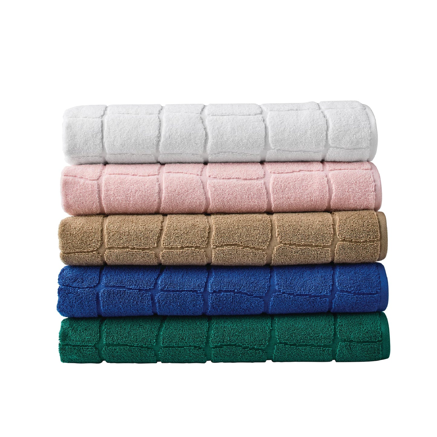 Lacoste Croc Scale 100% Cotton Towels – Highly Absorbent & Quick Drying, Premium Super Soft Bath Towel, Bathroom Essential, Gift for All Occasions, Machine Washable, Surf Blue, 13" x 13" Wash Cloth