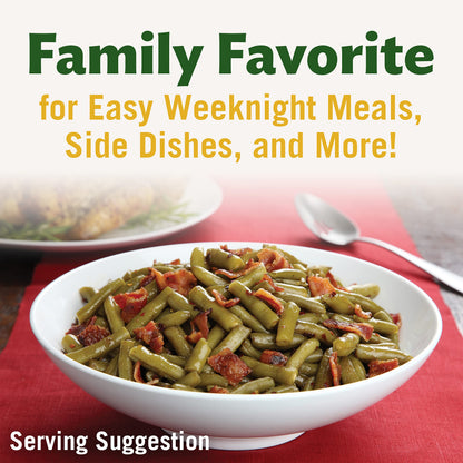 Del Monte Blue Lake Fancy Cut Green Beans, Canned Vegetables, 6.31 lb, Pack of 6