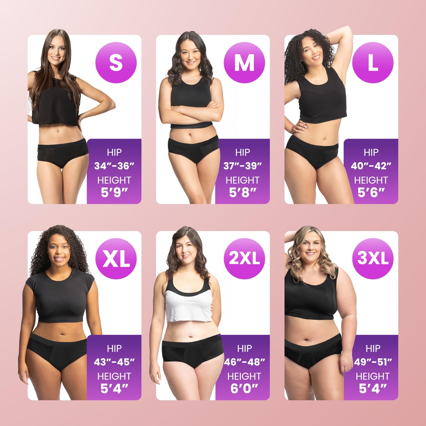 Heavy Absorbency Period Underwear for Women & Teens; Comfortable, Breathable, No Side Leaks