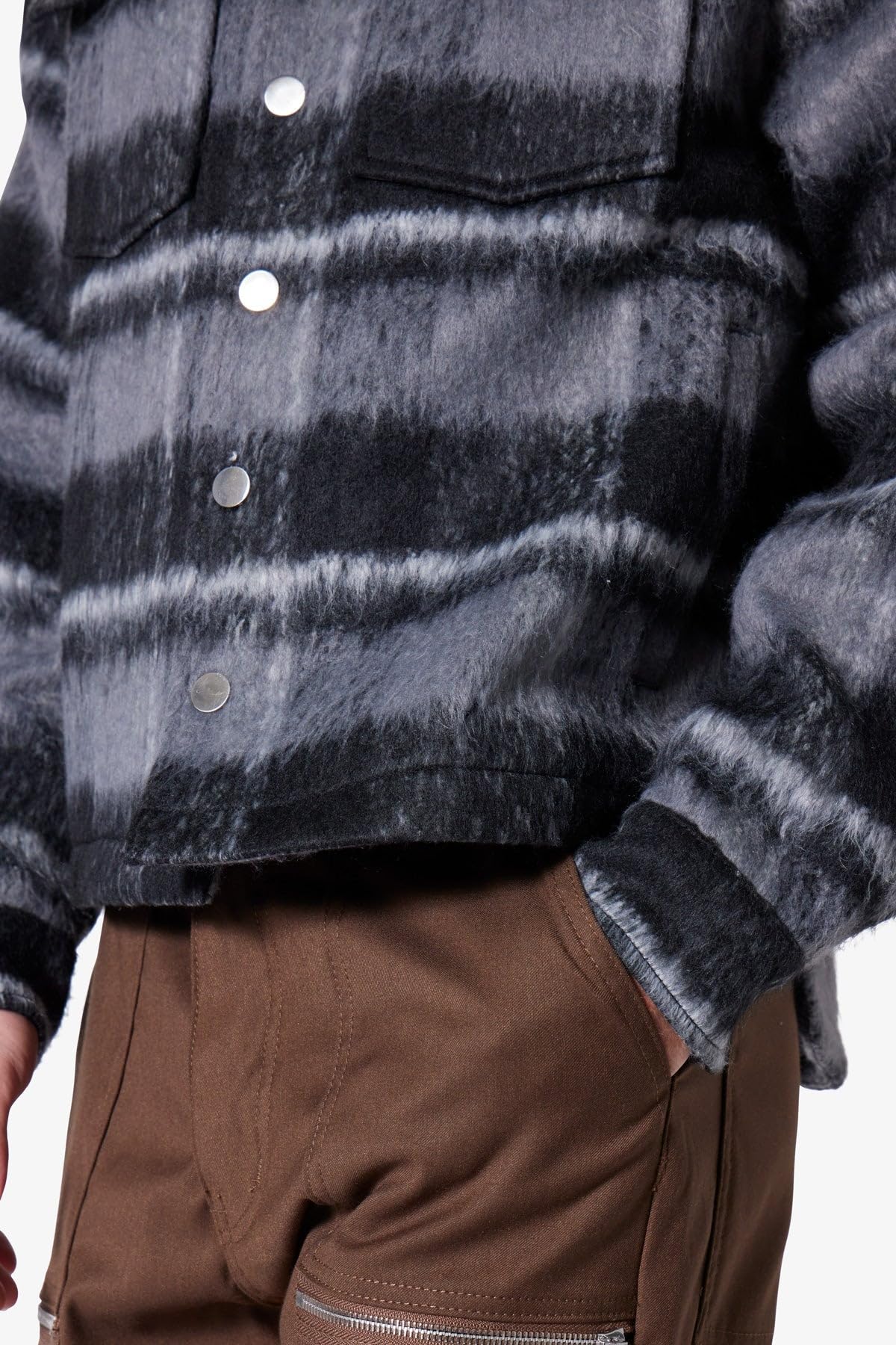 mnml Men's Brushed Flannel Jacket