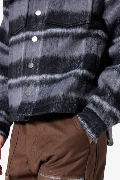 mnml Men's Brushed Flannel Jacket