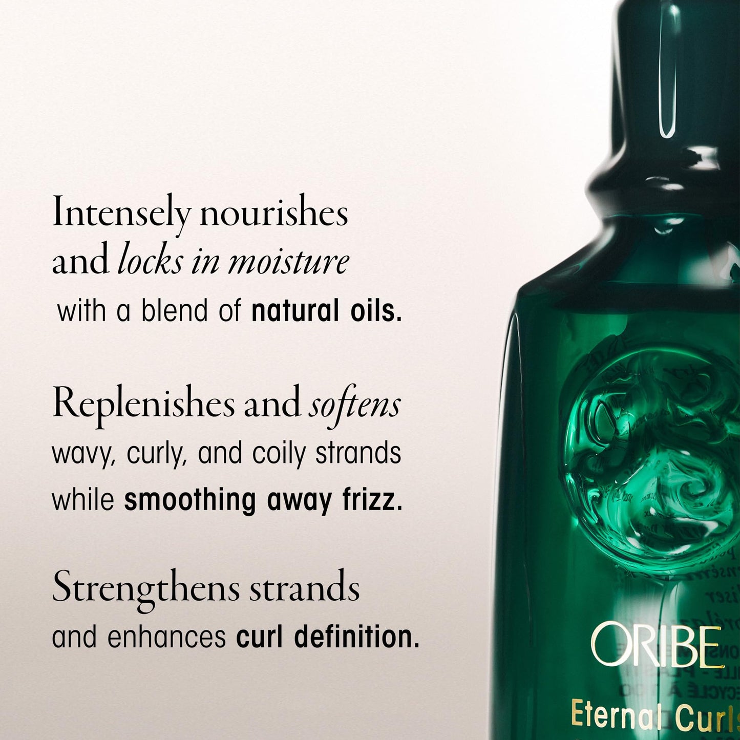 Oribe Eternal Curls Polish & Protect Oil - Nourishing Hair Oil Moisturizes & Smooths Wavy, Curly & Coily Hair - Reduces Frizz, Defines Curls & Prevents Damage - For All Curl Types - 3.4 oz