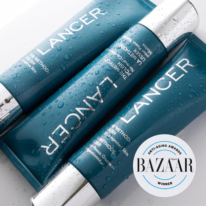 Lancer Skincare The Method: Polish Facial Exfoliator, Daily Exfoliating Face Scrub with Natural Minerals, Normal Combination Skin, 4.2 Fluid Ounces