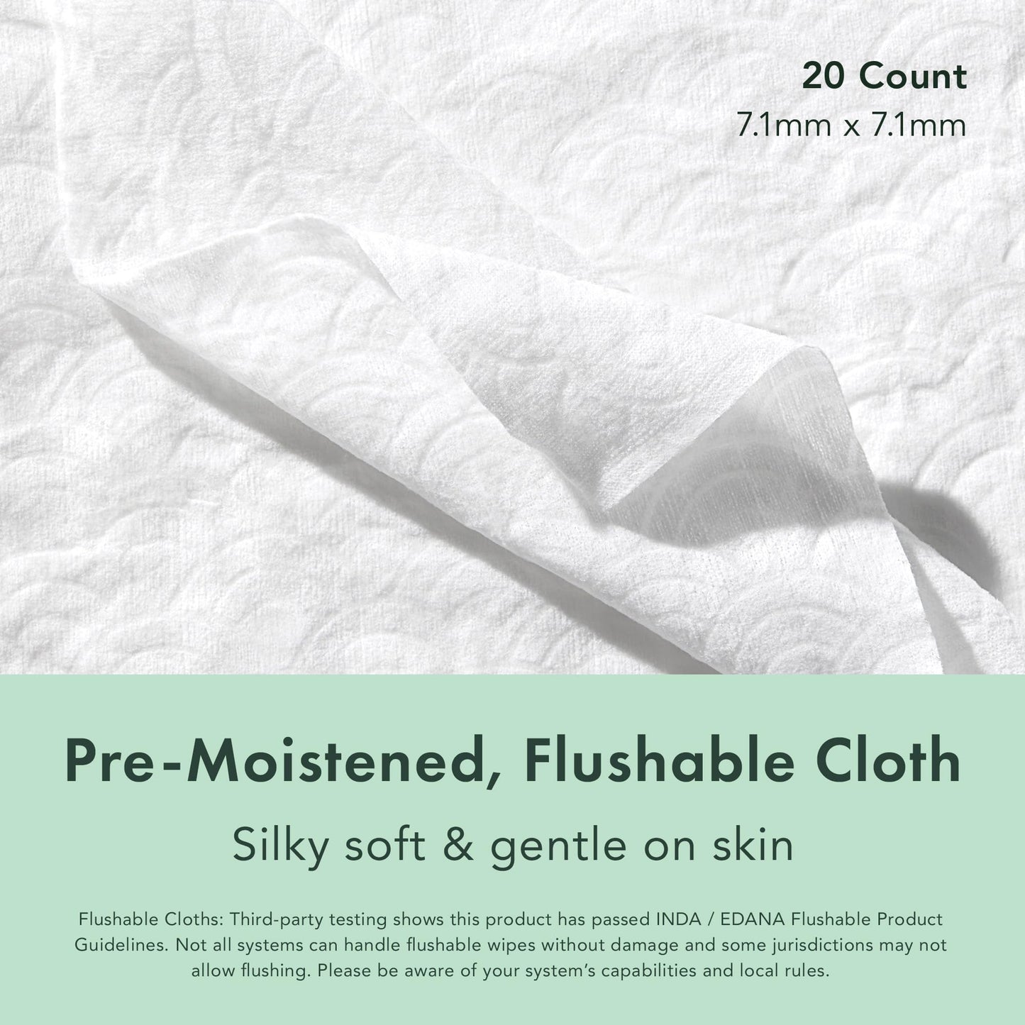 Rael Bundle - Flushable Feminine Wipes (10 Count, Pack of 2) and Organic Cotton Cover Pads Extra Long Overnight (12 Count)