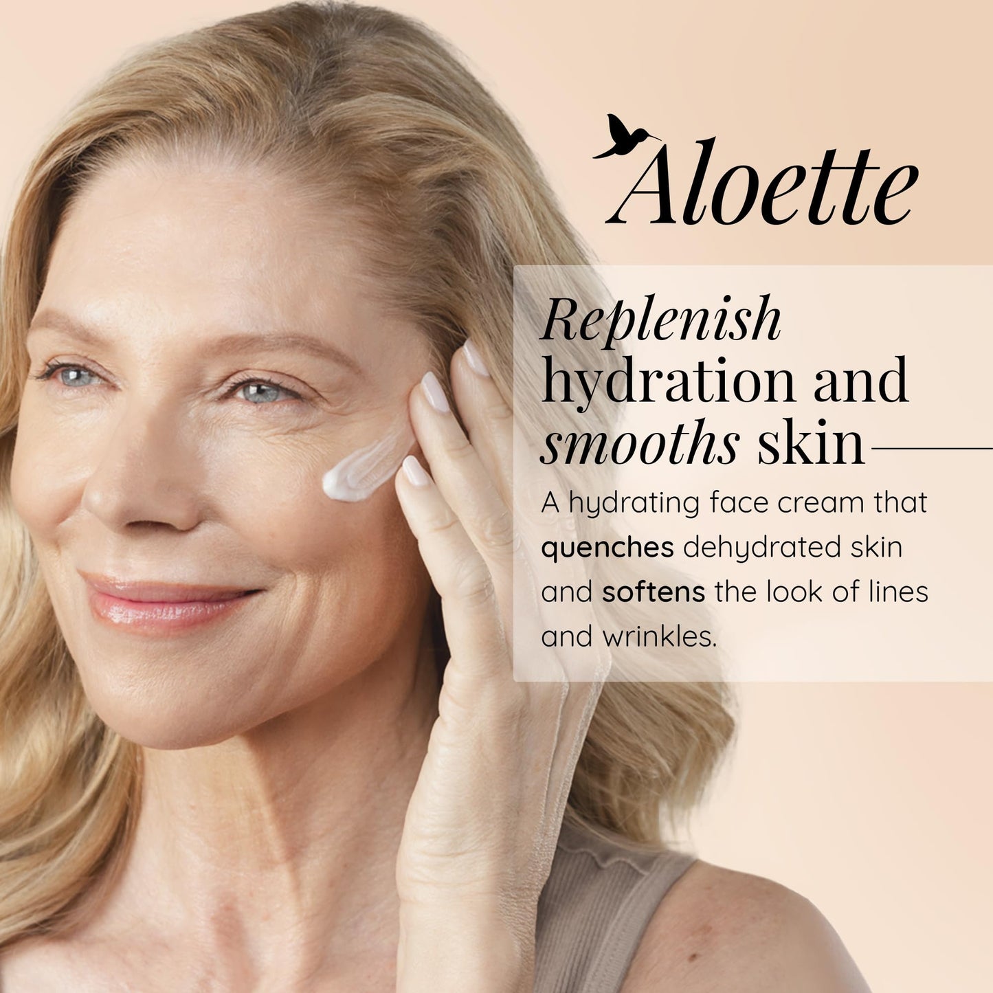 Aloette Maximum Moisture Anti-Aging Face Cream - Age Defying Anti-Wrinkle Facial Cream with Moisturizing Shea Butter & Aloe Vera - Hydrating Moisturizer for Fine Lines & Wrinkles - All Skin Types